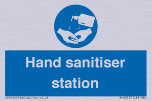 Hand sanitiser station